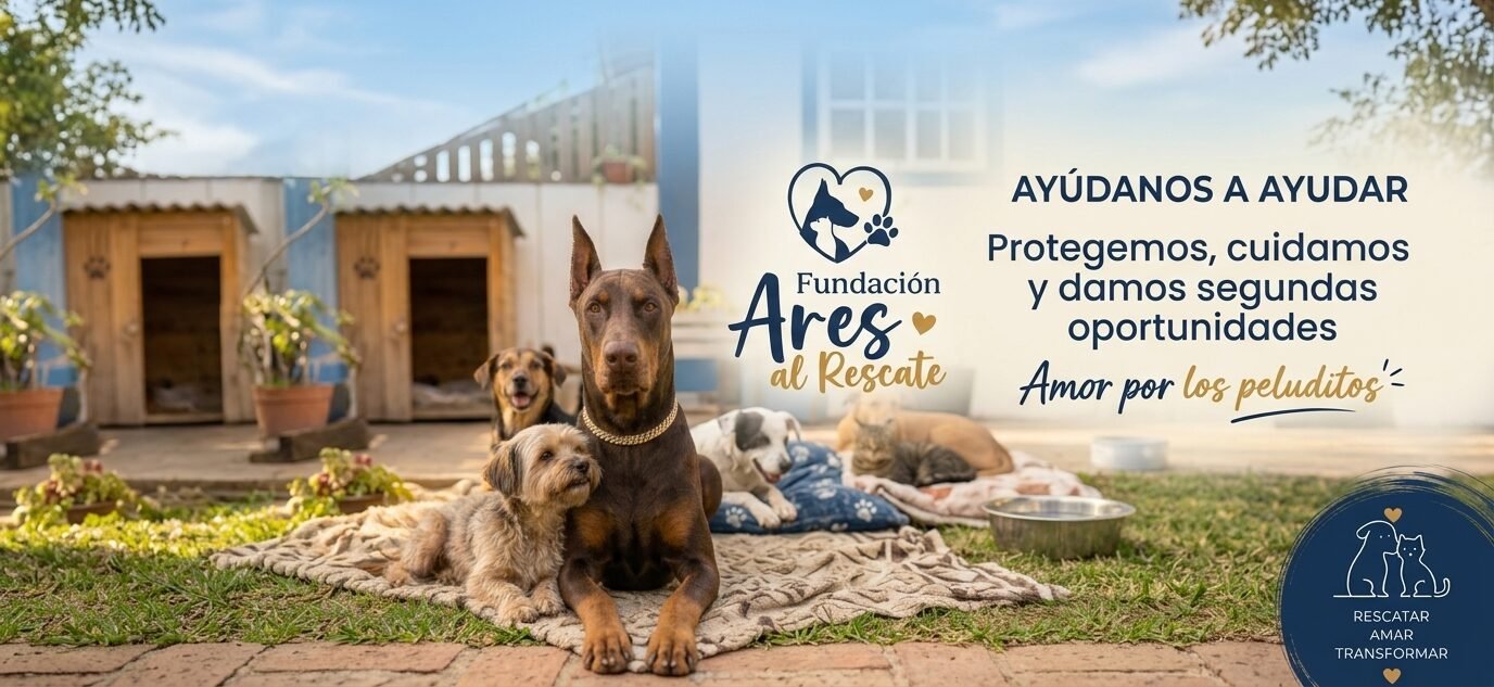 Fundación Ares al Rescate: amor, protección y segundas oportunidades para los animales
